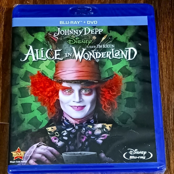 Disney Media Walt Disneys Alice In Wonderland Live Action On Bluray